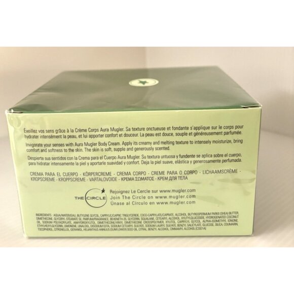 Mugler Aura Perfumed Body Cream 200ml Women's Moisturizing Fragrance Cream - Picture 2 of 5
